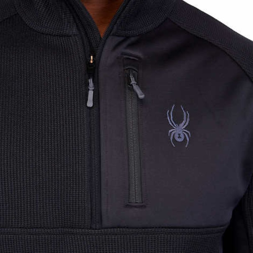 Men’s Gait Half Zip Black  Jacket   Spyder - Picture 4 of 11